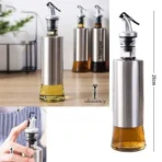 Covered Smart Glass Oil Bottle