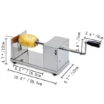 Operation Potato Spiral Cutter Machine