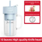 Mini Juicer Blender With Straw Cup - TheLuxayShop